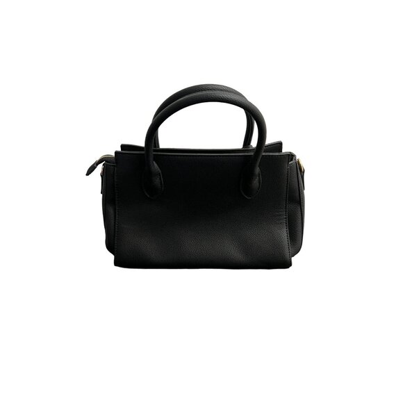 Prada Faux Black Tote Shoulder Bag with Strap - Picture 6 of 11